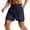 Dark Blue, variant on Enjoytime Gym Shorts Men Elastic Waist Drawstring Breathable Workout Training Athletic Shorts with Liner