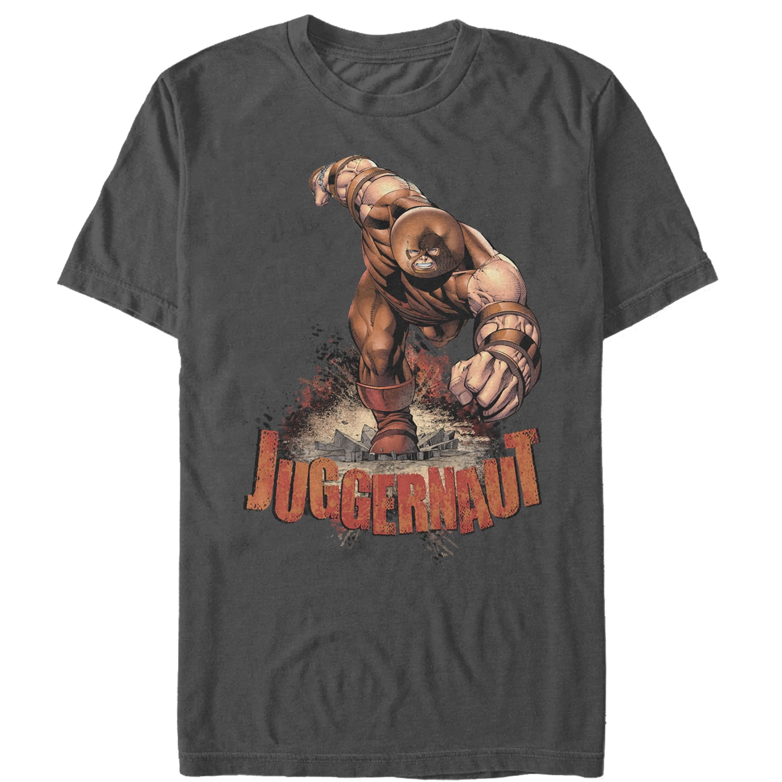 Men's Marvel X-Men Juggernaut Graphic Tee Charcoal 2X Large