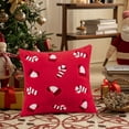 thumbnail image 3 of PEONAVET Christmas Pillow Christmas Throw Pillows Peppermint Pillows Red and White Christmas Decorations Cute Plush Pillow Christmas Decorative Cushion Cover, 3 of 5