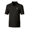 thumbnail image 2 of Men's Cutter & Buck Black Atlanta Falcons Throwback Logo Forge Pencil Stripe Stretch Polo, 2 of 3