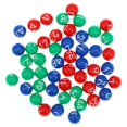 thumbnail image 1 of CHUANK 49pcs Replacement Bingo Balls for Bingo Nights, 1 of 7