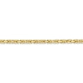 thumbnail image 3 of 14k Yellow Gold 16 Inch 2mm Byzantine Link Chain Necklace Pendant Charm, 3 of 9