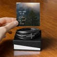 thumbnail image 2 of I Have Found the One Men's Cross Bracelet - Vegan Leather with Stainless Steel, 2 of 14
