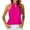 Hot Pink womens tank tops, variant on up to 60% off Gifts wycnly Womens Tank Tops Going out Sexy Keyhole off Shoulder Chiffon Shirts Vest Summer Trendy Solid Halter Sleeveless Shirts Blouse Black m