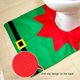 thumbnail image 2 of 3 Piezas Funda de Asiento de Inodoro de Navidad Decoraciones Navideñas Tapa de Inodoro para Tanque y Alfombrilla de Baño Juego de Decoración, Decoración de Fiesta (Elfo de Navidad) Rojo Verde, 2 of 5