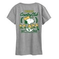 thumbnail image 2 of Peanuts - Country Club Snoopy and Woodsocks - Women's Short Sleeve Graphic T-Shirt, 2 of 5