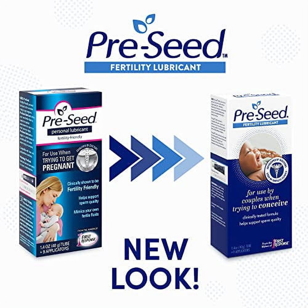 Pre-Seed Fertility Friendly Lubricant, pH Balanced for Sperm Survival, Women  TTC