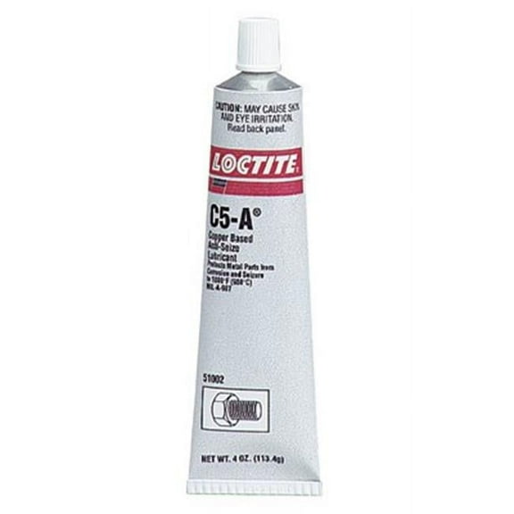Loctite 234194 Copper LB 8008 C5-A Anti-Seize Lubricant, -20 Degree F Lower Temperature Rating to 1800 Degree F Upper Temperature Rating, 4 fl. oz. Tube