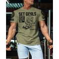 thumbnail image 3 of Gymish Set Goals Workout T-Shirt – Motivational Gym Shirt for Men, Lifting Tee, Men’s Athletic Gym Wear, 3 of 6