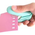thumbnail image 3 of Table Stapler Needleless Stapler Portable Small Stapler Nail Office Accessory 5 Pages(green,1pcs), 3 of 5