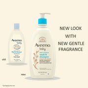 Aveeno Baby Daily Moisture Gentle Bath Wash & Shampoo with Natural Oat Extract, 18 fl. oz, Package may vary