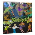 thumbnail image 3 of Scooby Doo Shower Curtain, Lovely Cartoon Shower Curtains Set for Kids Boys Girls College Dorm Bathroom, Waterproof Restroom Bathtub Decor Accessories with 12 Hooks 72X72 Inch Plastic, 3 of 8