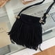 thumbnail image 2 of Bolso Bandolera para Mujer Con Borla Gamuza Viajes, 2 of 9