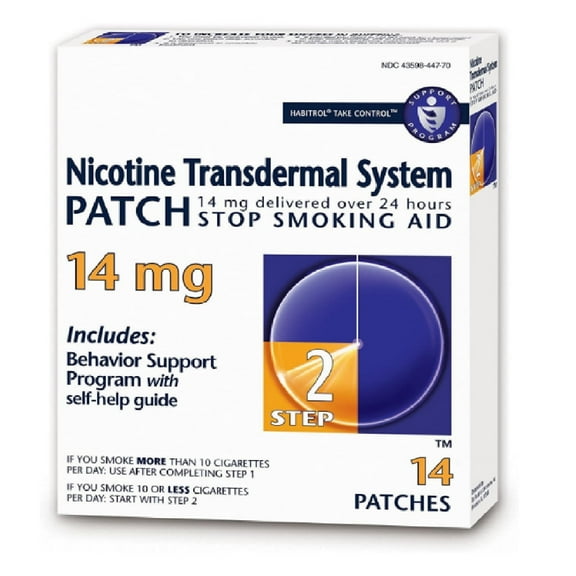 Habitrol Nicotine Transdermal Stop Smoking Patch 14 Ct, 2 Pack