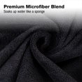 thumbnail image 3 of Eurow Microfiber Bleachproof Ultra Absorbent Salon Towels, 16 x 29 Inches, 10-Pack, Black, 3 of 7