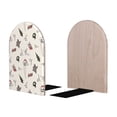thumbnail image 2 of Sujetalibros de Pesadilla antes de Navidad, bonitos sujetalibros para estanterías, resistentes, antideslizantes, de madera, decorativos para el hogar y la oficina., 2 of 8