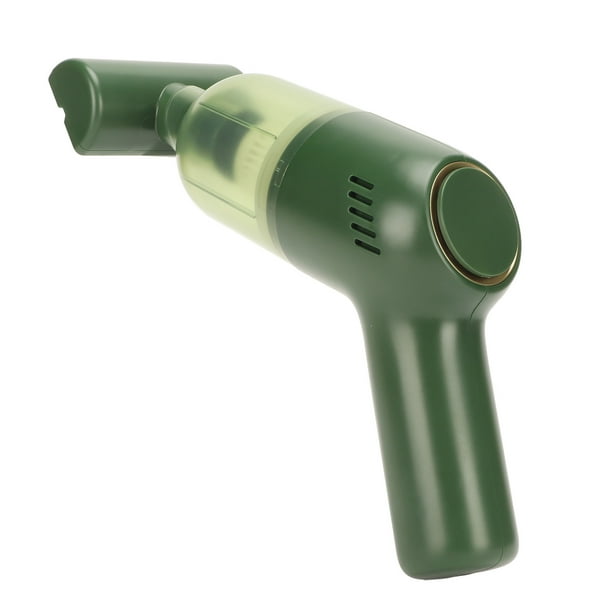Aspiradora de Mano Recargable 120W Aspiradora de Mano portátil de succión Fuerte para el sofá del Coche del Pelo de Mascotas Verde