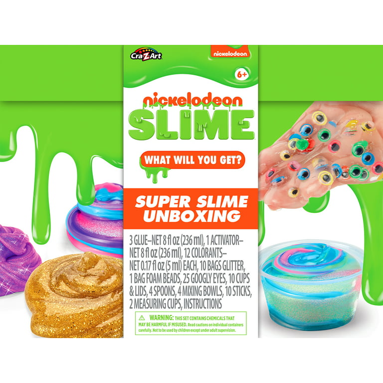 GirlZone Egg Surprise Galaxy Slime Kit for Girls, Measures 9.5 Inches High, 41 P