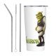 thumbnail image 1 of Vaso Shrek de 20 oz, taza de viaje para automóvil con aislamiento al vacío de acero inoxidable, taza con pajita para bebidas calientes, té helado, café, 1 of 8