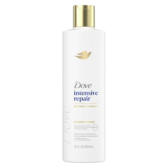 Dove Conditioner Intensive Repair For Damaged Hair With Bio-Protein Care Technology And Amino Serum 12 Fl Oz Packaging May Vary - Pack of 2