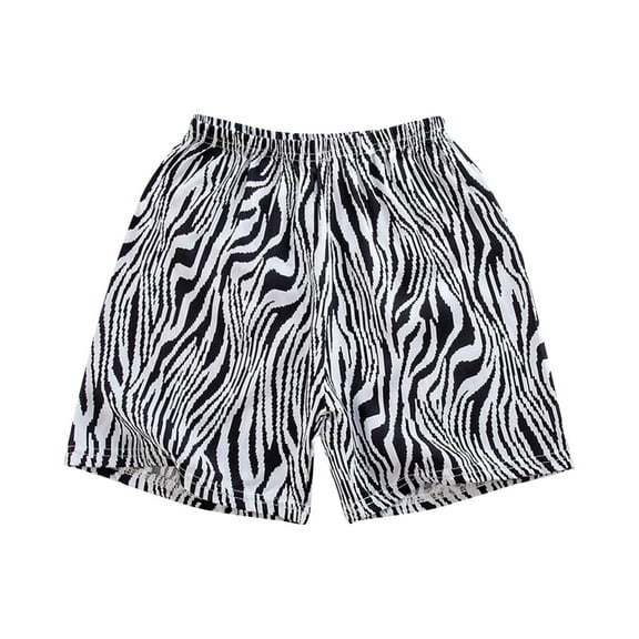 Ruyang Kid Toddler Boys Z𝐞bra Print Beach Shorts Elastic Waist Pull On Shorts Summer Loose Quick Drying Swim Shorts