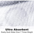 thumbnail image 3 of Men's Bathrobe with Hood, Soft Long Towel Robe for Men - Super Absorbent Quick Dry yet Warm, 3 of 5