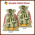thumbnail image 2 of Fuzoiu Dinosaur Print Christmas Gift Bag,Burlap Gift Bag with Drawstring Closure & Hang Tag,Perfect for Holidays, Birthdays, and Special Occasions-Medium, 2 of 5