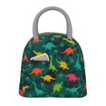 thumbnail image 1 of Balery Colorful Dinosaurs Bolsa de Almuerzo para Mujeres, Caja de Almuerzo, Bolsa de Almuerzo Pequeña Impermeable, Tote de Almuerzo Reutilizable con Gran Capacidad, 1 of 6