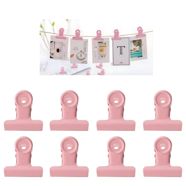 Juego de 12 clips de carpeta con caja Clips de carpeta Juegos de clips de carpeta Clips de papel Clip de carpeta Mini clips de carpeta para archivos Papeles Hogar