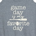 thumbnail image 3 of Instant Message - Game Day Favorite Day - Women's Racerback Tank Top, 3 of 6