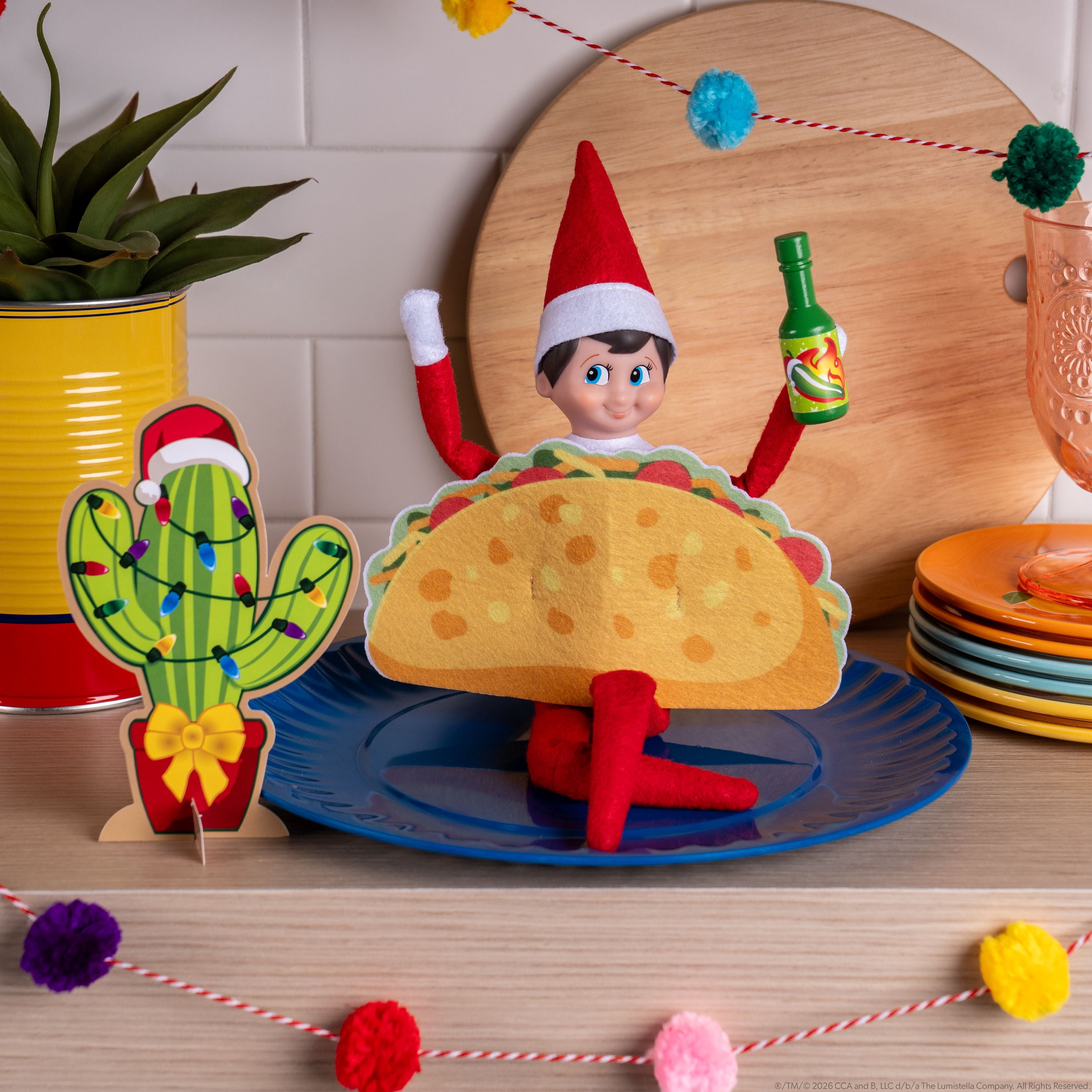 The Elf on the Shelf Polar Props Taco Tuesday Elf Prop Set - Scout Elf Not Included