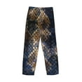 thumbnail image 5 of Disketp Watercolor Snake Skin Men'S Pajama Pants - Ultra Soft Fleece Sleep And Lounge Pants (Size: S-Xxl), 5 of 9