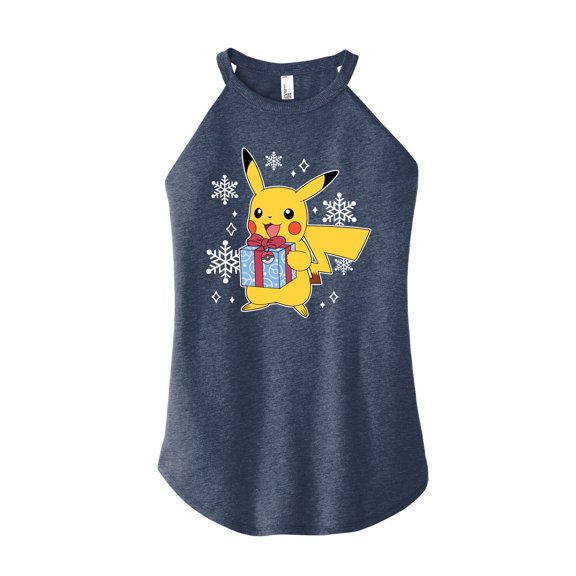 Pokémon - Pika Presents - Juniors High Neck Tank Top