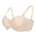 thumbnail image 5 of Women's Underwire Contour Multiway Strapless Bra Plus Size Push Up Bralette 38D, 5 of 10