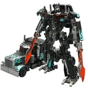 Transformer Warriors Rise Optimus Prime OP Column Skyward Dark Flying Wing Column Transformer Toy TW-1022 Model Alloy Vertion 6.7-Inch (Black B)