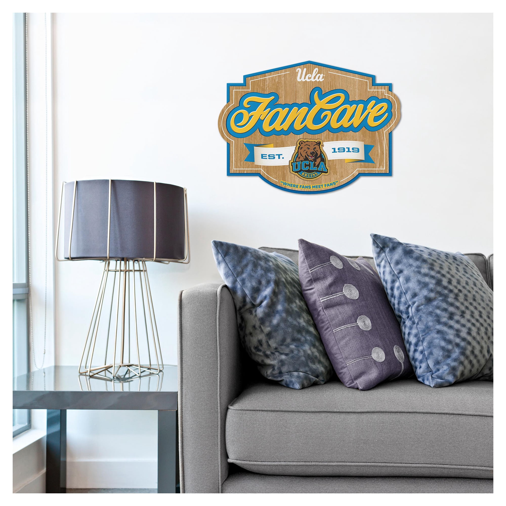 IDNA UCLA Bruins 12.5" x 17" Fan Cave Sign
