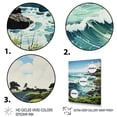 thumbnail image 3 of Designart "Coastalocean Coastal Euphony Pastoral I" Nautical & Beach Floater Framed Canvas Print, 3 of 7