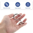 thumbnail image 4 of 12pcs Decorative Shower Curtain Hooks Made of Zinc Alloy for Easy Hanging Silver, 4 of 6