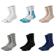 thumbnail image 1 of Calcetines Deportivos para Hombre Trekking Cómodos Antideslizantes Al Aire Libre () Blanco, 1 of 8