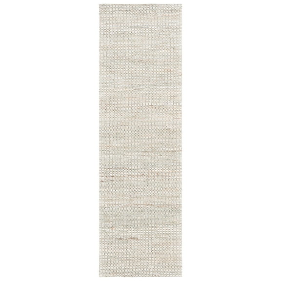 SAFAVIEH Marbella Christina Solid Runner Rug, Light Grey, 2'3" x 6'