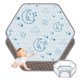 thumbnail image 1 of Deeteck Tapete De Juego Hexagonal Para Bebé De 140 X 122 Cm: Colchón De Juego Grueso Y Suave De 6 Paneles Para Bebés, Niños Pequeños Y Beb&amp;ea, 1 of 8