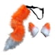 thumbnail image 5 of Clips para el pelo, cola de Cocker, elemento Animal, piel sintética ajustable, Collar de orejas de cola de lobo sólido para Cosplay, 5 of 5