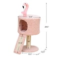 thumbnail image 6 of Catry 29" Cat Tree with Top Condo, Replaceable Posts, Sisal Scratching Ramp, for Small Cats & Kittens, Pink, 6 of 8