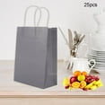 thumbnail image 1 of QIILU Kraft Paper With Handle, Kraft Paper for Wedding,25 PCS Gift Bag Kraft Paper for Wedding Candy Favor Bag With Handle, 1 of 8