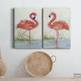 thumbnail image 6 of Flamingo I Premium Gallery Wrapped Canvas - Ready to Hang - Set of 2 - 40 x 60 Each, 6 of 9