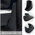 thumbnail image 3 of carleef 4PCS Mud Flaps for Car,Universal Front Rear Wheel Splash Guard for Protecting Car Body,The Most Practical Automotive Exterior Accessories Fender Flares Fits Most Vehicles, 3 of 7