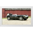 thumbnail image 2 of Stephen Chambers 32x20 White Modern Wood Framed Wall Art Titled - Jaguar D Type 4, 2 of 6