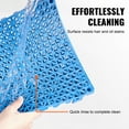 thumbnail image 2 of KFFKFF Connectable Tiles in Blue, 55PCS, Measuring 12" x 12" Each, Composed of Gentle PVC, Featuring Interlocking Drainage Floor Tiles, Slip-Resistant with Drainage Openings, in Blue, 2 of 9