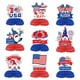 thumbnail image 2 of Centros de mesa patrióticos de nido de abeja de 9 piezas | Decoraciones 3D del Día de la Independencia con bandera y estrellas de EE. UU. | Artículos para fiestas del 4 de julio en rojo, blanco y, 2 of 9