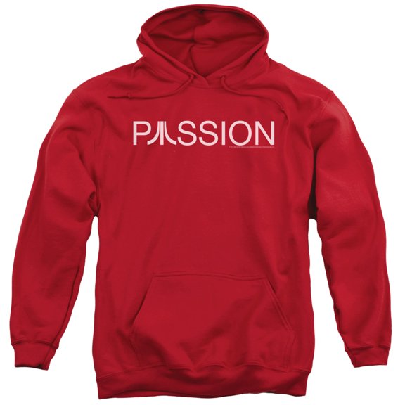 Atari Passion Adult Pullover Hoodie Sweatshirt Red